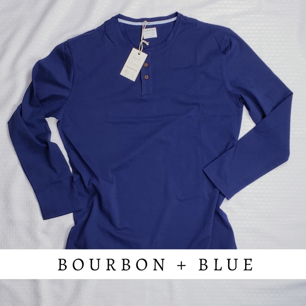 Long Sleeve Henley sz XL
